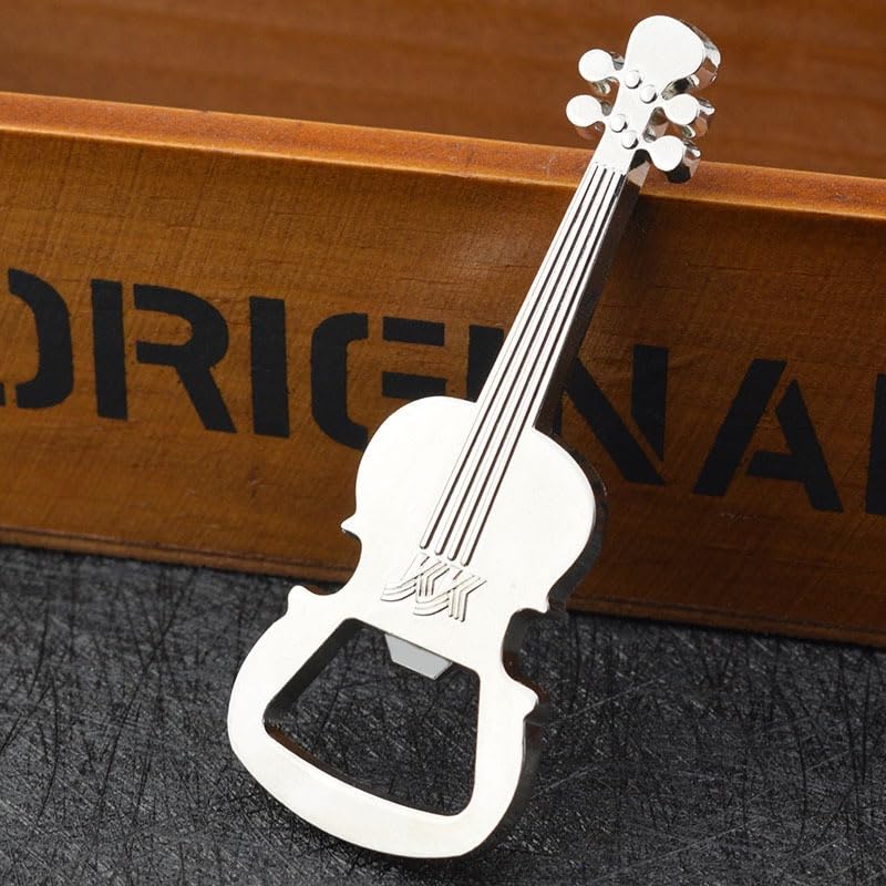 Guitar Bottle Opener - Metal Beer Opener for Music Lovers