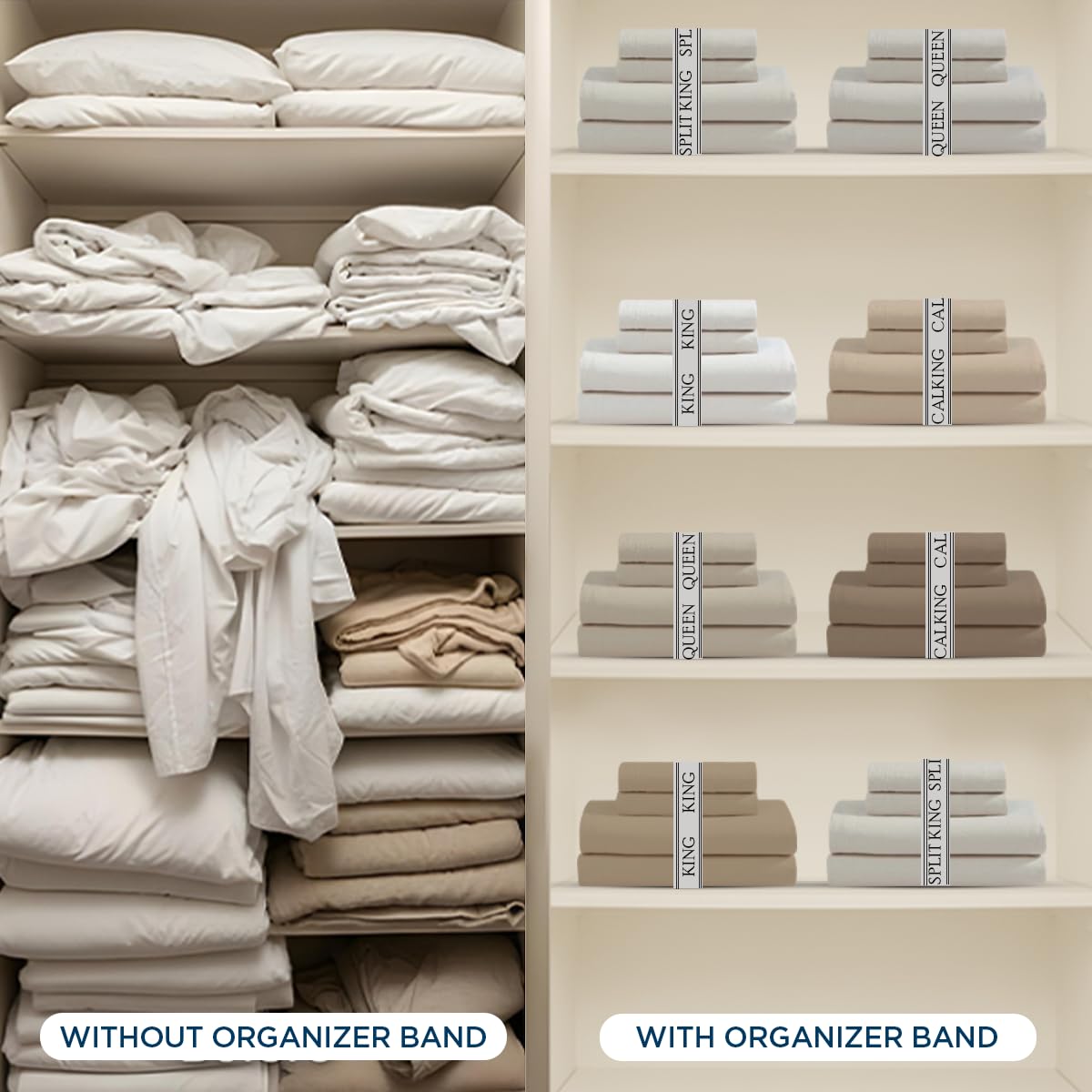 Therapedic 100% Egyptian Cotton Queen 6-Piece Sheet Set – Naturally Cooling & Breathable Sateen, Preshrunk Garment Wash, 16" Deep Pocket Fitted Sheet, Bonus Pillowcases, Soft & Durable - Fog