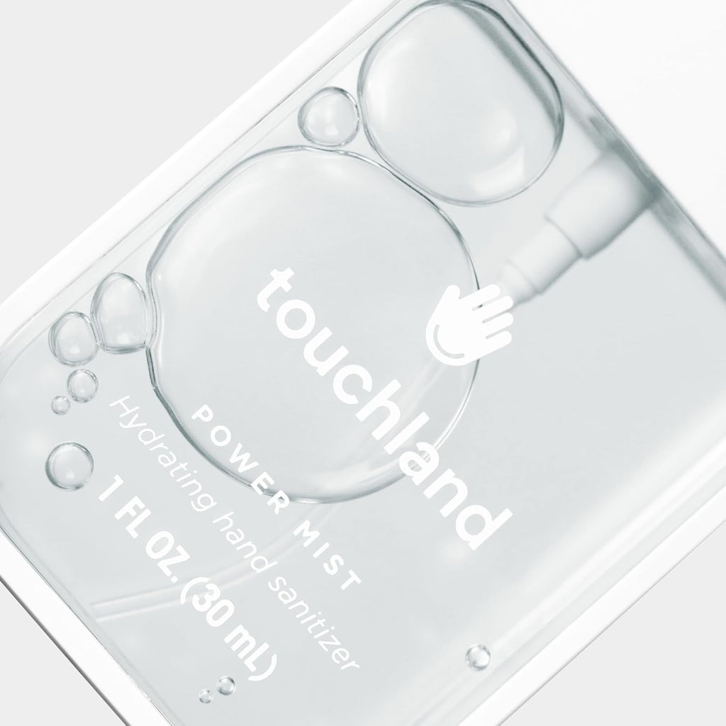 Touchland Hydrating Hand Sanitizer Spray - Beach Coco Trio Set | Dye-Free Travel Mists (3 x 1 FL OZ)