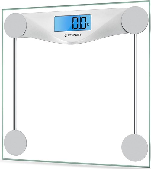 Etekcity Digital Body Weight Scale - High Precision Measurements | Large Blue LCD Display, 400 lbs Capacity