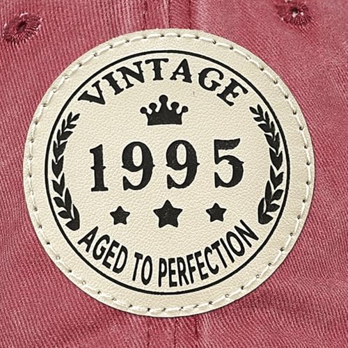 30th Birthday Gifts for Men Women Vintage 1995 Hat 30 Year Old Birthday Gifts Idea 100% Washed Cotton Hat