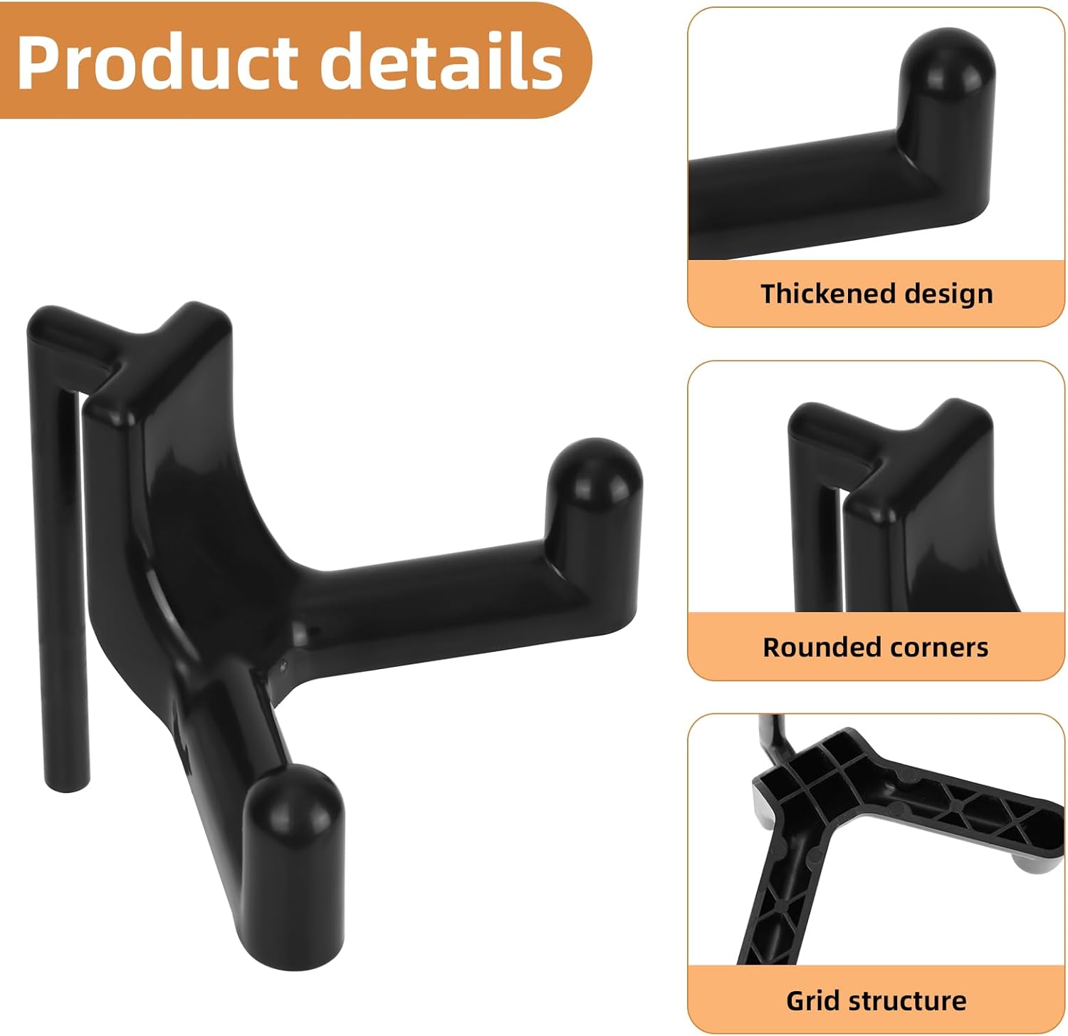 Rubbermaid FastTrack 6-Piece Shed Hooks - Multi-Purpose Organizer for Garage Tools & Sports Equipment