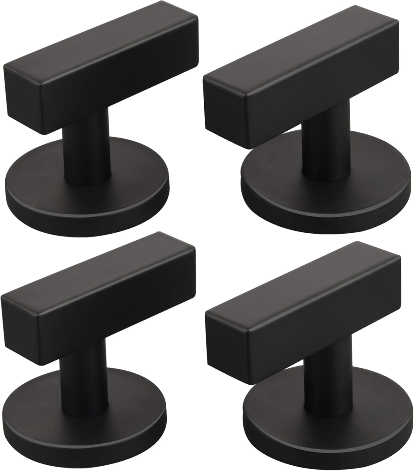 ULIBERMAGNET Heavy-Duty Magnetic Double Hooks - Sturdy Coat Hangers in Brushed Nickel | 2 Pack