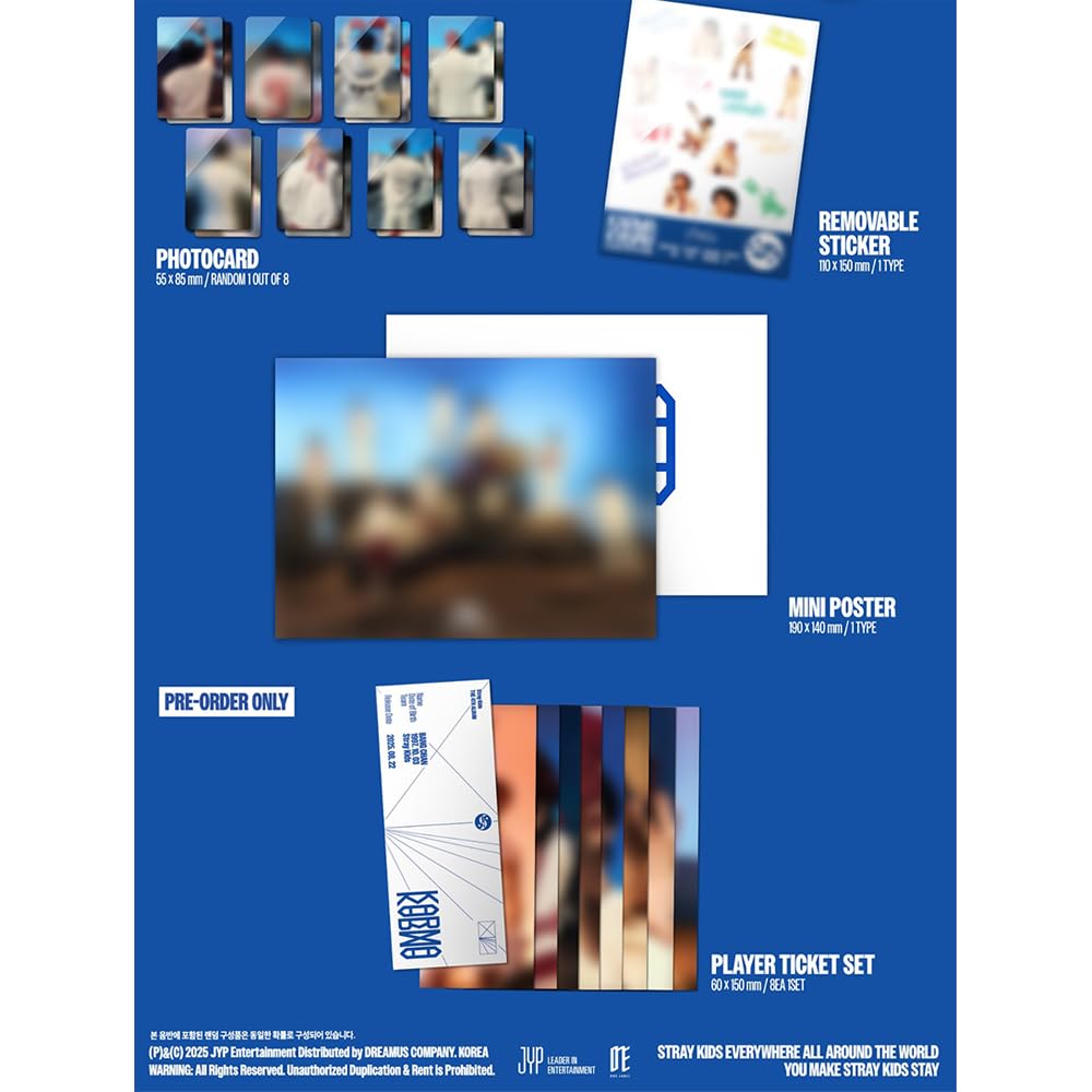STRAY KIDS KARMA [CEREMONY Ver.] 4th Album + Pre-Order Gift & 3 Extra Photocards Set