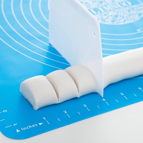 LIMNUO Silicone Baking Mat - Extra Thick Non-Stick Pastry Sheet for Dough | Blue, 16'' x 20''
