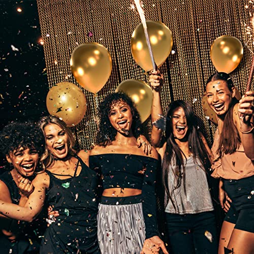10-Inch Metallic Party Balloons with LED Lights – 20 Pack