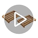 Eco-Friendly Bamboo Soap Dish with Quick Drainage & Non-Slip Base