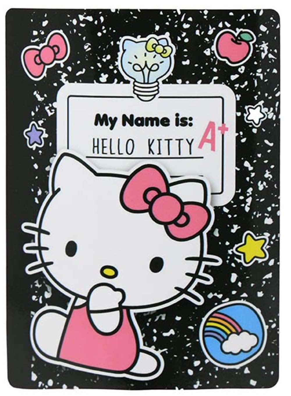 Northwest Hello Kitty Black Notebook Silk Throw Blanket 40" x 60"- SMHI