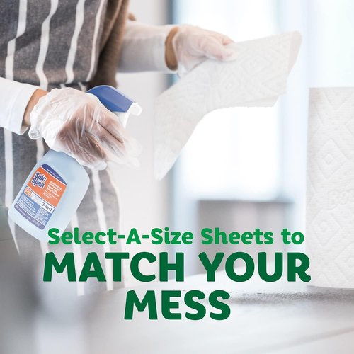 Bounty Select-A-Size Paper Towels - 2-Ply, 110 Sheets Per Roll | Convenient Kitchen Essential