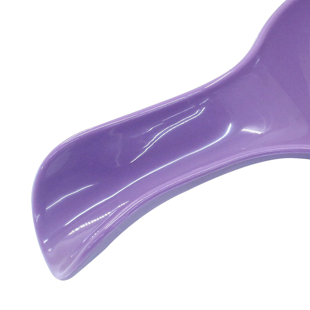 PHITUODA 2 Pack Purple Spoon Rest Plastic Cooking Spoon Holder Kitchen Utensil Holder for Kitchen Counter, Dishwasher Safe
