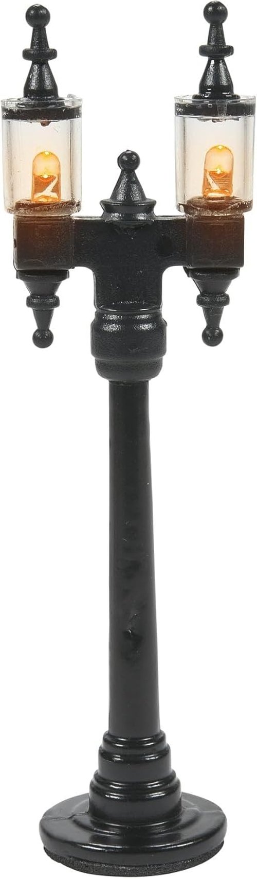 Department 56 Double Street Lamps Accessory Figurine Set - Perfect for Village Displays (Set of 4)