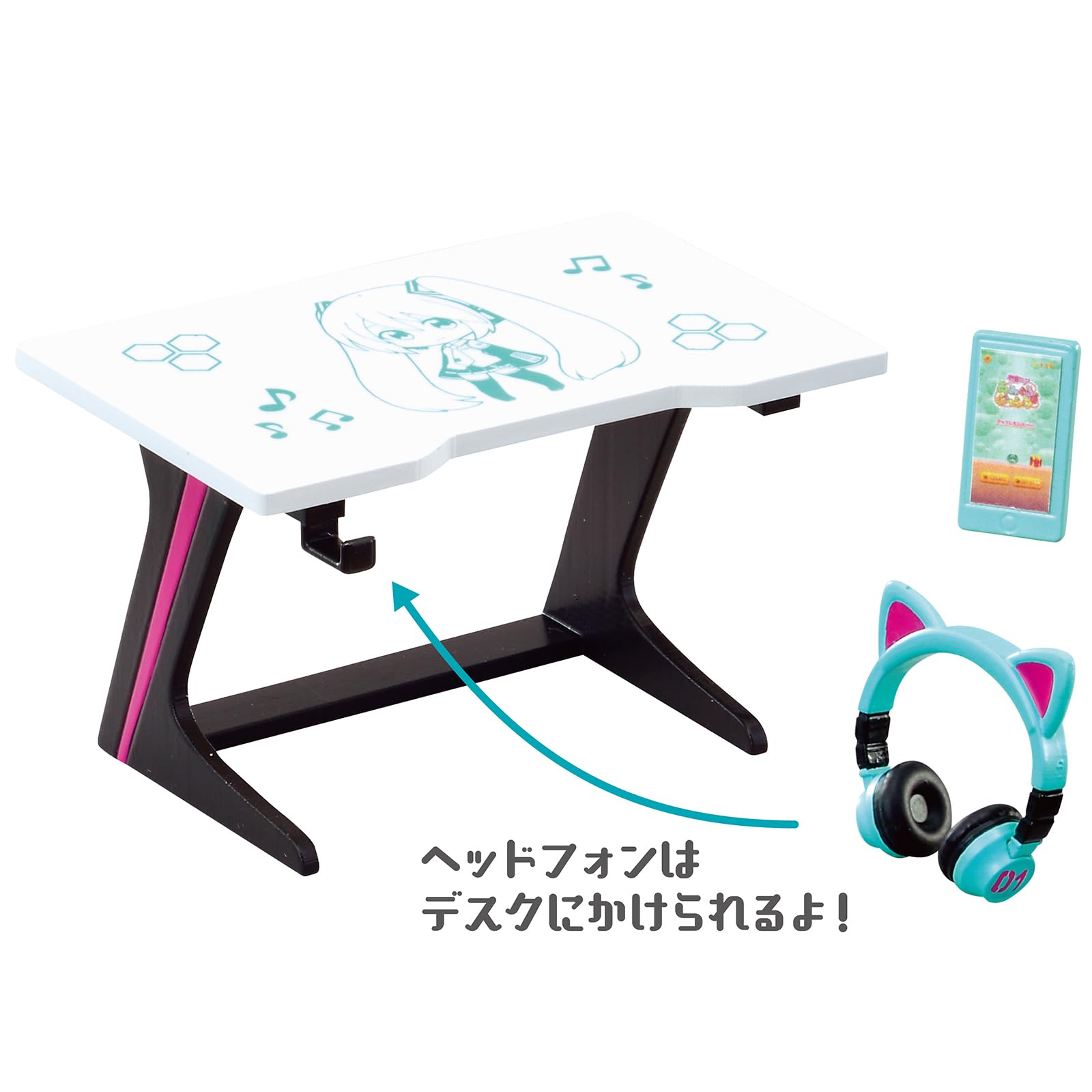 Re-Ment Miku Miku Room Blind Box - Includes 1 of 8 Collectible Mini Figurines - Fun and Versatile Decoration