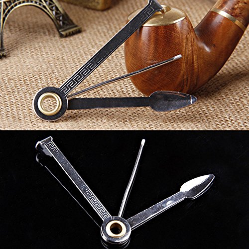 Yueton Stainless Steel Pipe & Hookah Cleaner Tool - 3.22 Inch Reamer & Tamper Pack of 2