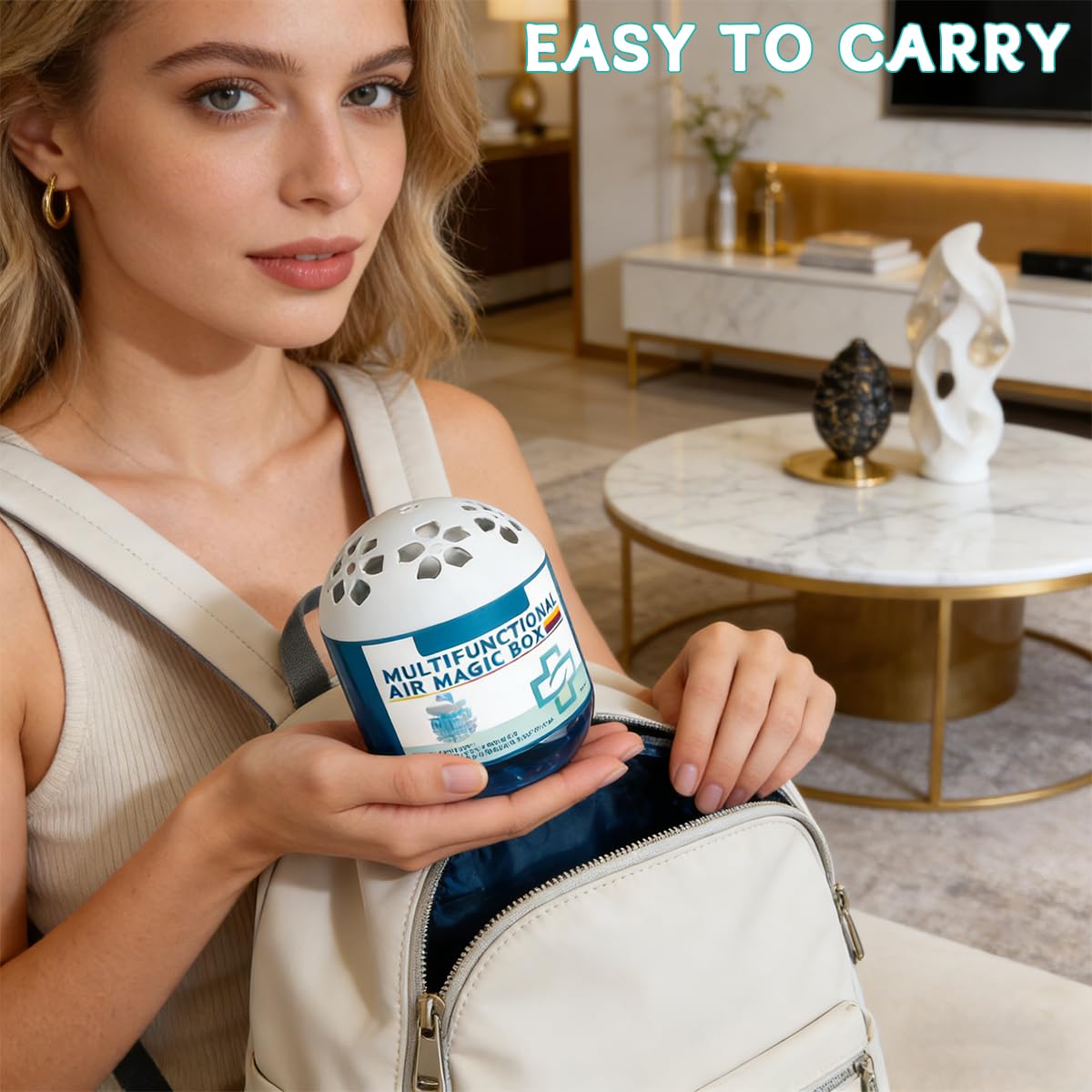 2026 New Air Magic Box, Indoor Air Purification Dust Removal Magic Box, Multi Functional Automatic Dust-Sucking All Day, Pollution-Free, No Noise & Electricity, For Any Room(2pcs,240g)