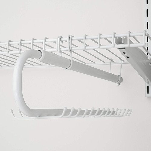 Rubbermaid Configurations Tie & Belt Organizer, White, Accessory Organization System and Storage, for Home/Closet/Bathroom