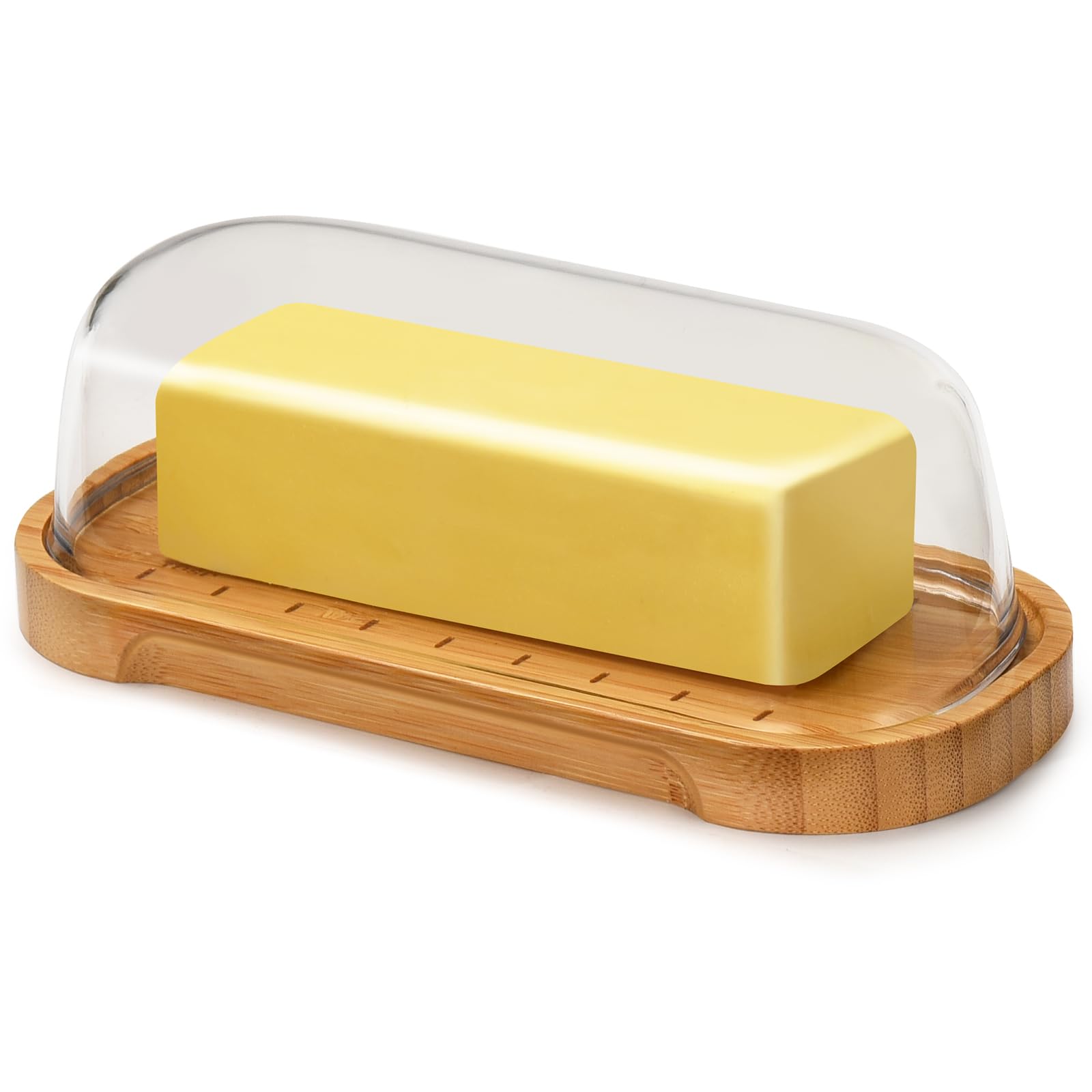 Butter Dish with Lid, Butter Container Holds for East/West Coast Butter, Butter Tray with Lid Fridge - Butter Holder for Counter, 2026 Upgrade