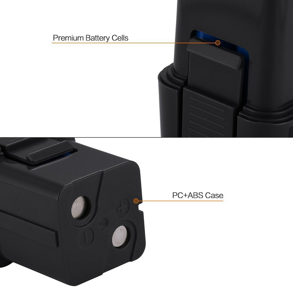 Powerextra 2 Pack 7.2V 2000mAh Ni-MH Replacement Battery Compatible with Ontel Swivel Sweeper G1 & G2