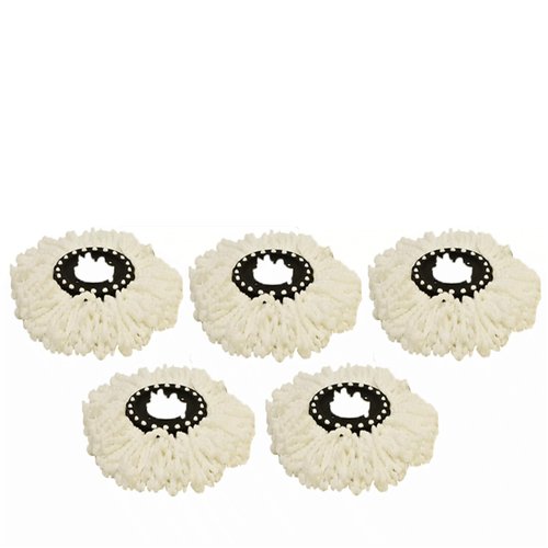 CycloMop Replacement Microfiber Mop Heads - 5 Pack