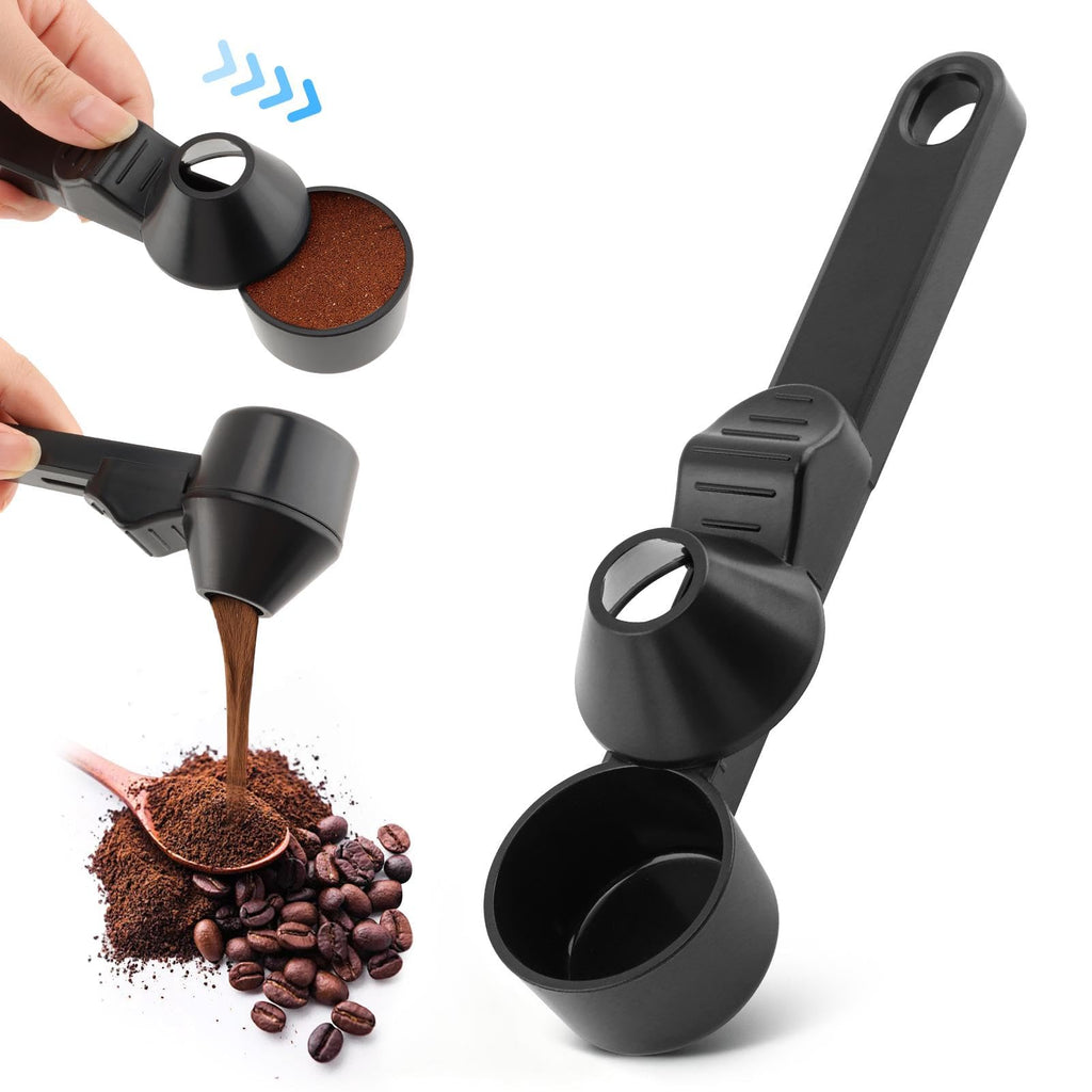 Measuring Scoop with Funnel and Leveler, 2 Tbsp, 0.79 in Tip, ABS