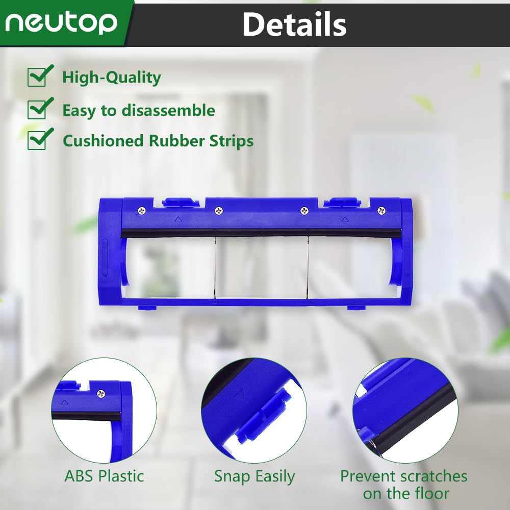 neutop Main Brush Guards Covers Compatible with eufy RoboVac 11S, 15T, 30, 30C, 15C, 12, 25C, 35C, 11S Max, 30C Max, G20, G30, G30 Hybrid, G35, G40+, G40 Hybrid, Accessories, 2-Pack.