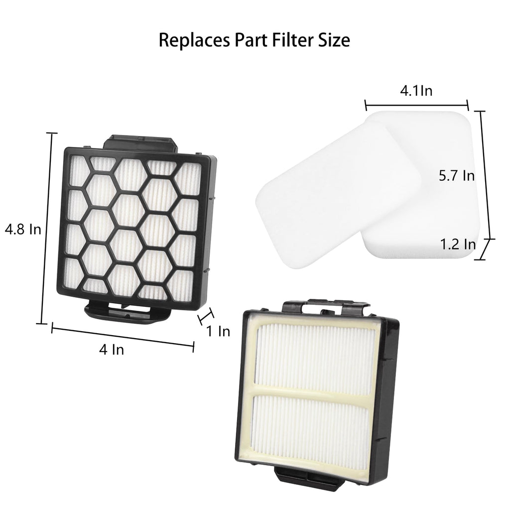 Cherimo Replacement Filter for Shark ZU100 Rotator Pet Upright Vacuum