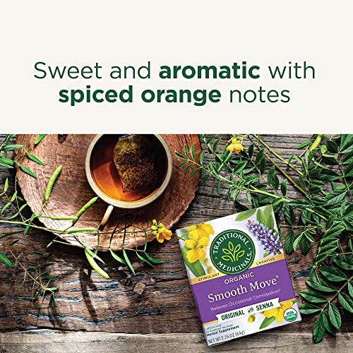 Traditional Medicinals Organic Smooth Move Herbal Tea, 32 Count