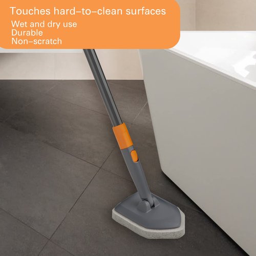 CLEANHOME Scouring Pads 3 Pieces Suitable for Tub Tile Scrubber Brushes（ASIN:B09GF2LSZ8