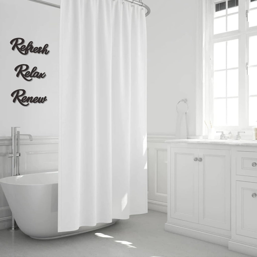 Skiennix Black Wooden Bathroom Sign - 3-Piece Wall Art Set for Farmhouse Decor | Relax, Renew, Refresh