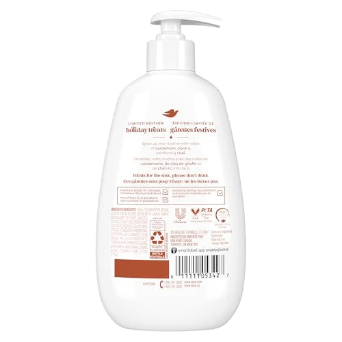 Dove Liquid Hand Wash Spiced Chai Latte 12 oz Nourishing Soap