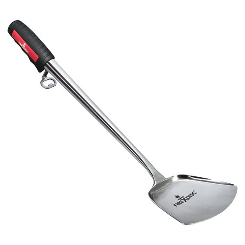 FIREDISC Ultimate Cooking Weapon 20-in. Shovel Scoop Spatula with High Heat Handle TCGSV, Metal Spatula Stainless Steel Cooking Utensil and Kitchen Gadget, Specially Made for FIREDISC Cookers
