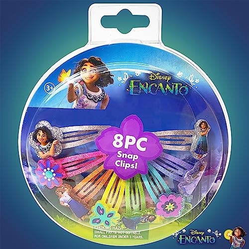 Disney Encanto Kids Hair Clips for Girls Snap Clips 8 Pack