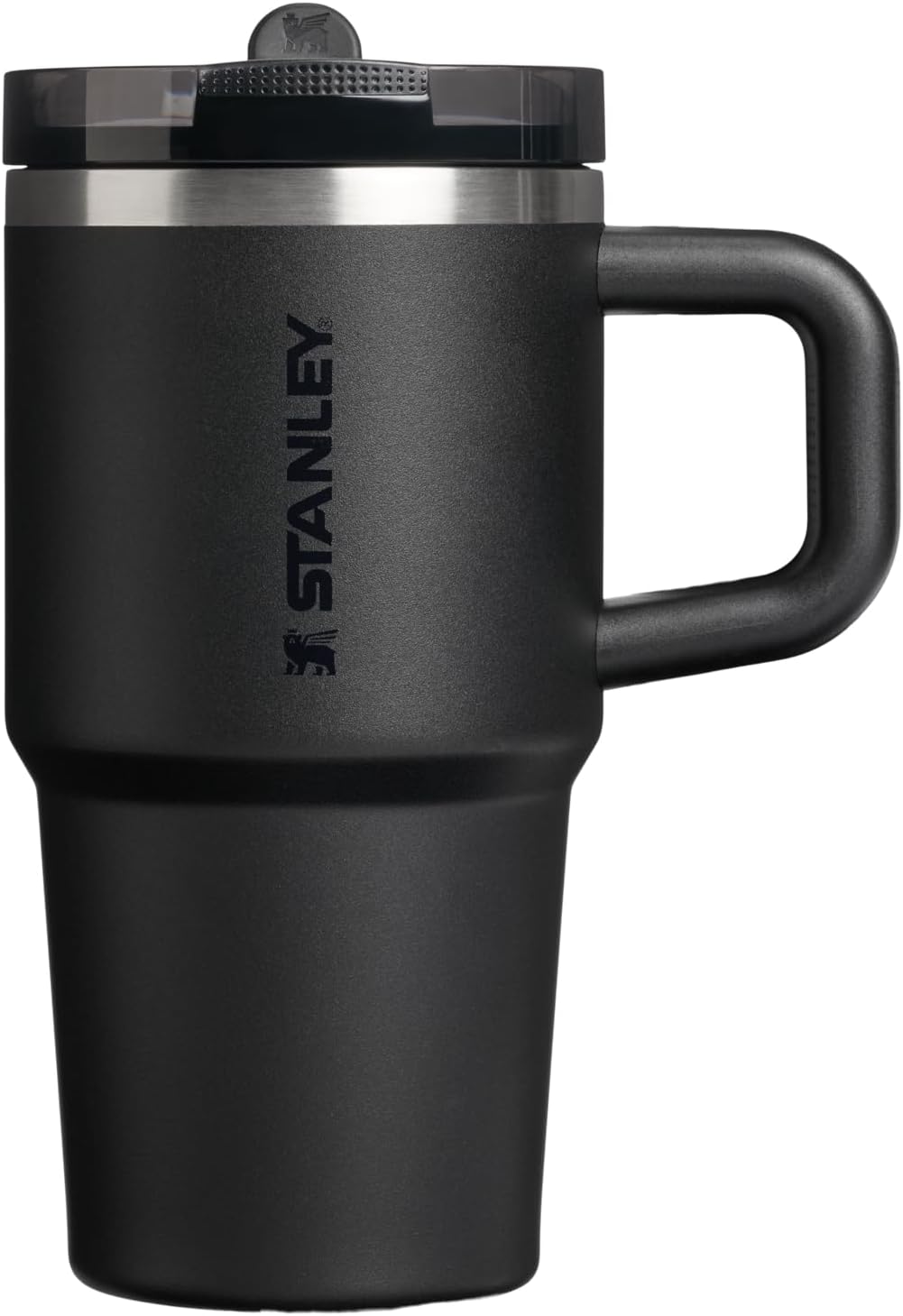 STANLEY Quencher ProTour 20 oz Tumbler - Leakproof Lid, Built-In Straw & Handle | Insulated Stainless Steel | BPA-Free | Black 2.0