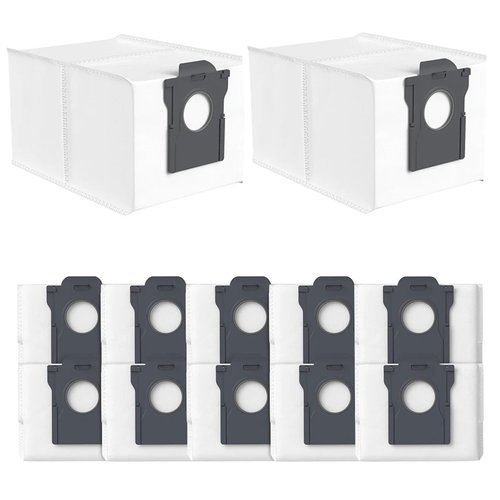 12-Pack 3.2L Dust Bags for DREAME X40 Ultra, X50 Ultra, L40 Ultra, L10s Ultra | Large Capacity Replacement Bags Compatible with X50, L50, L40s Ultra & Mova P10 Pro Ultra