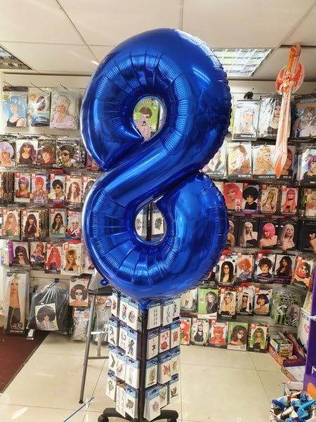 Number 9 Balloon - 40 Inch Night Blue Giant Birthday Decoration for Girls | Perfect for 9th, 19th, 29th Parties