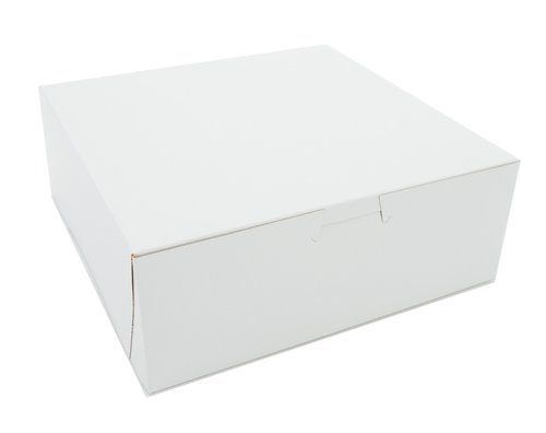 SCT White One-Piece Non-Window Bakery Boxes, 8 x 5 x 3, White, Paper, 250/Carton