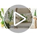 St. Patrick's Day Shamrock Gnome Pillow Cover - 12x20 Inch
