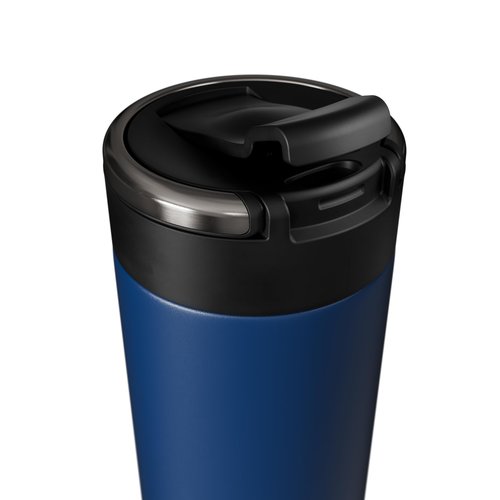 Ever Vessel Maxi Stainless Steel Water Bottle 26oz - Double wall vacuum insulated | Integrated carry handle | leak proof flip top lid | Lightweight & stylish - Blue