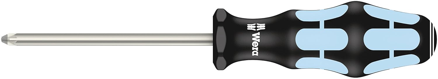 Wera Screwdriver Set - 6-Piece Stainless Steel with Rack | 3334/3350/3355/6 Models