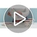 Villeroy & Boch Toy's Delight 6 Piece Christmas Breakfast Set - Red, Green, White