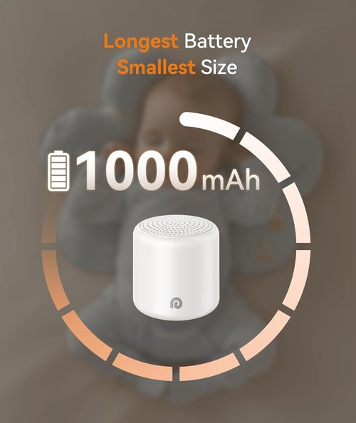 Dreamegg Portable White Noise Machine - Egg-Sized Sleep Aid with 16 Nature Sounds & Timer | Cream