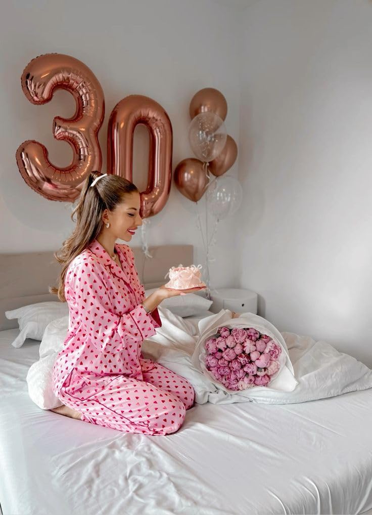 Numbers 23 Balloon - 40 Inch Rose Gold Foil Birthday Decoration for Women | Perfect for 23rd Birthday & Graduation