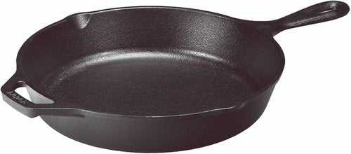 Lodge Seasoned Cast Iron Skillet - PFAS-Free Non-Toxic Cookware - Naturally Non-Stick & Oven Safe - 10.25 Inches