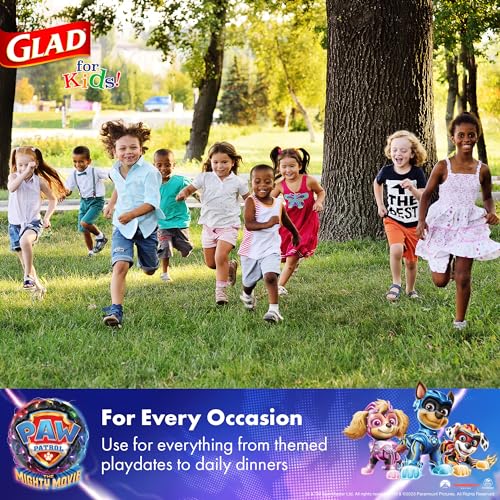 Glad for Kids Paw Patrol Paper Cups, 9 Oz, 20 Count - Sturdy & Soak-Proof