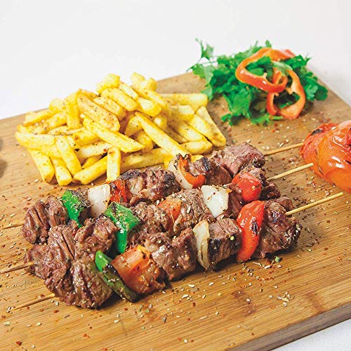 6-Inch Bamboo Skewers - 100 Pack for BBQ & Appetizers