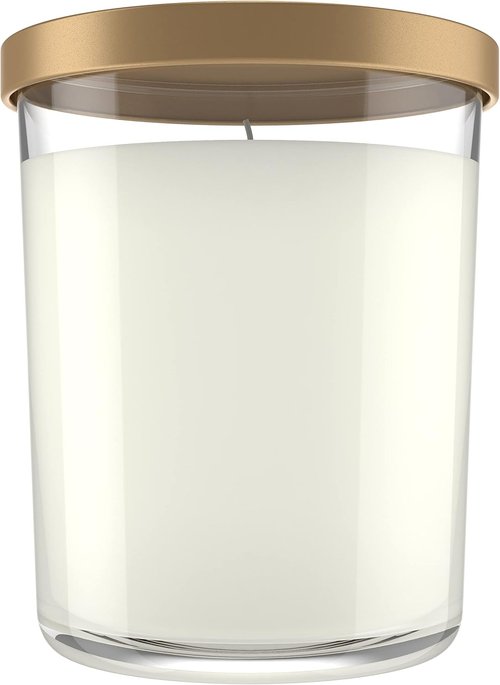 Glade Candle Jar - Large Toasted Vanilla Cream Candle Infused with Essential Oils | 16oz Air Freshener