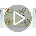 Spring Birds Window Clings - 4 Sheets with Cardinal & Blue Jay, Spring & Summer Decor