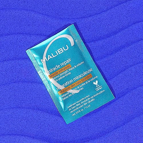 Malibu C Miracle Repair Blonde Enhancer Hair Treatment Packet