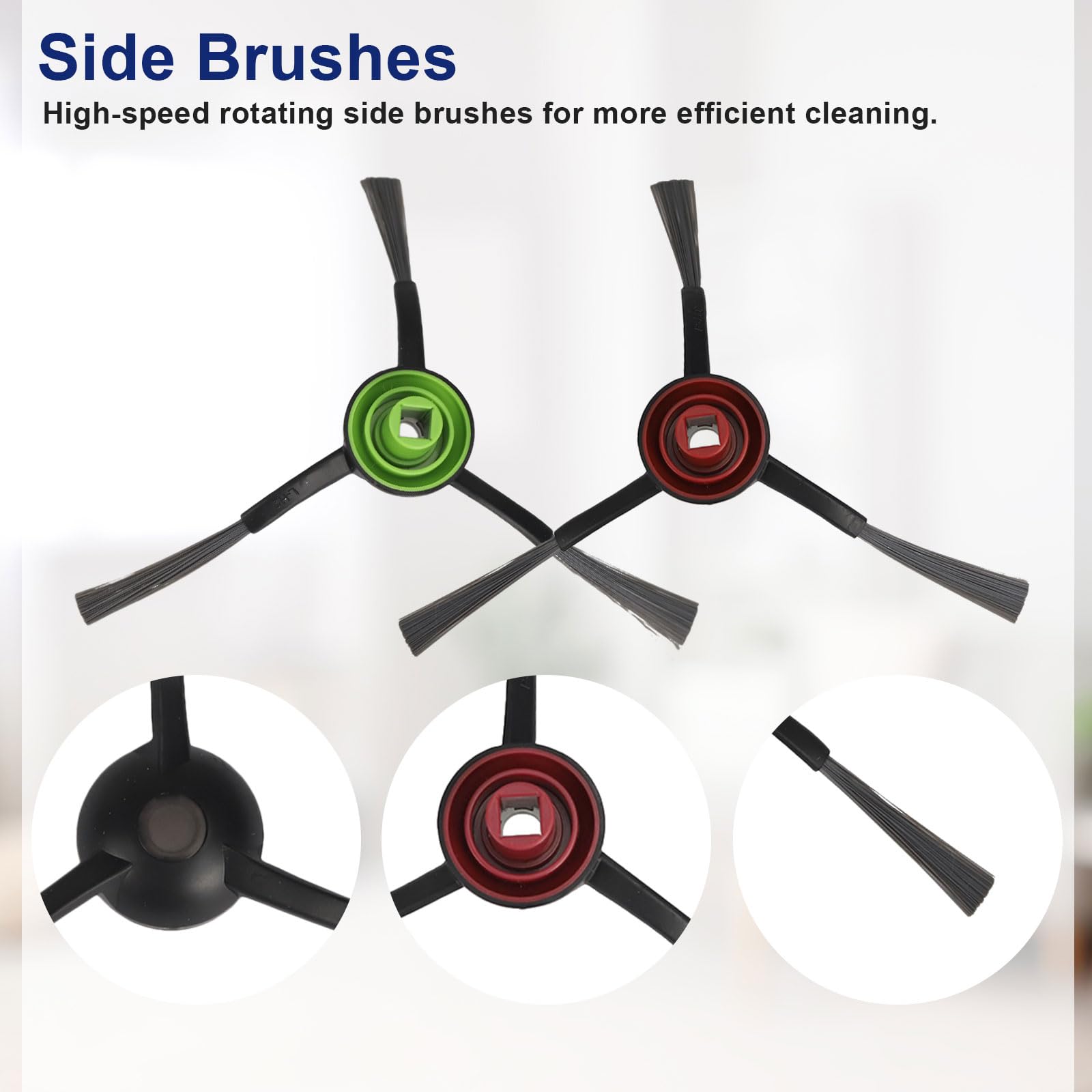 19 PCS Accessories Kit for ECOVACS DEEBOT N10 PLUS/ T9+/ N8 PRO+/ N8+/ T8AIVI+/ T8+ Robot Vacuum, Replacement Parts Main Brush, Side Brush, Filter, Mop pads, Dust Bag