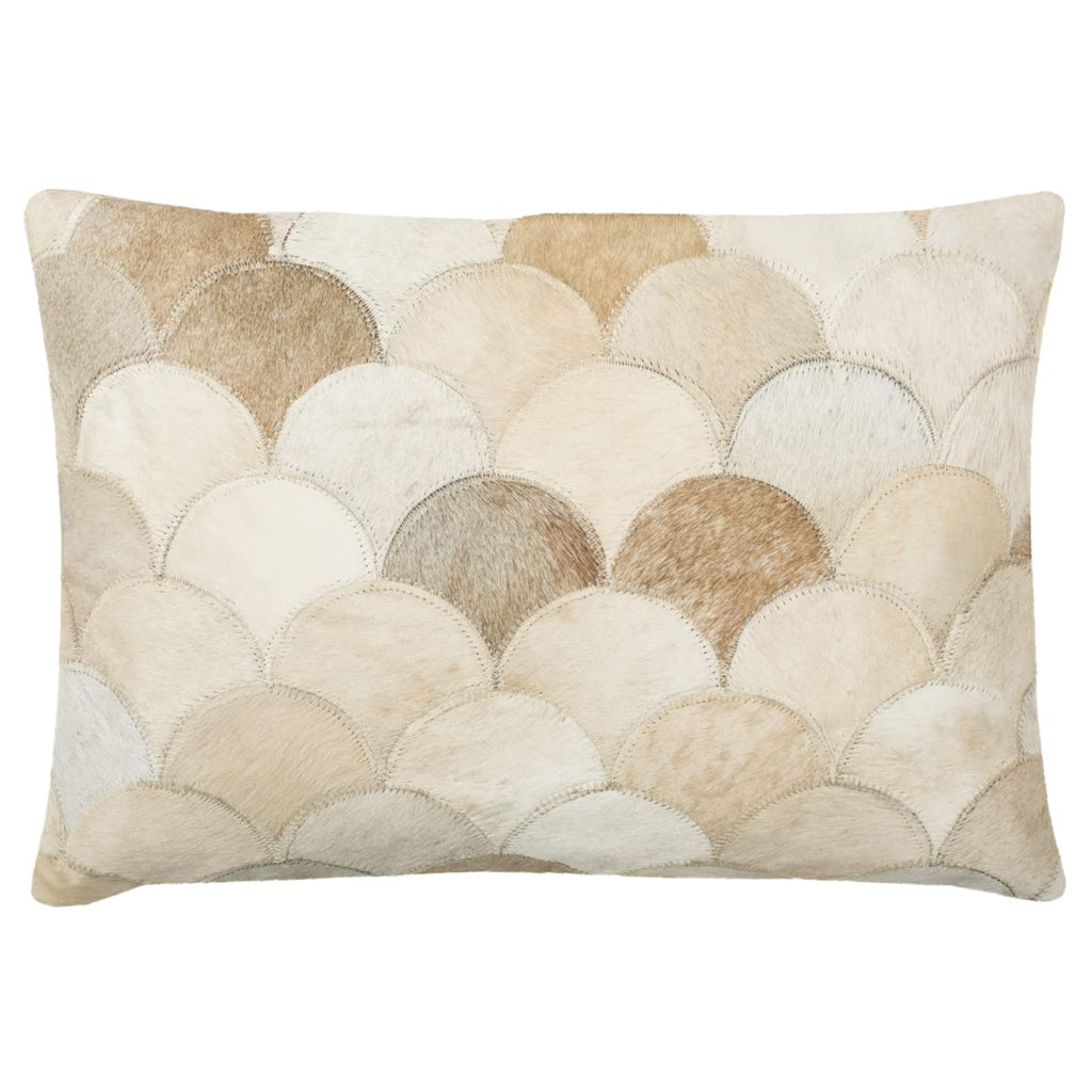 Safavieh Pillow Collection Throw Pillows, 22 by 22-Inch, Elita Multicolored and Cream, Set of 2