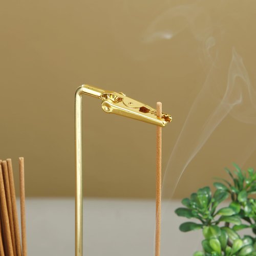 2 in 1 Incense Holder for Sticks, Anti-Ash Flying Incense Burne with Glass Ash Catcher and Incense Sticks Organizer for Meditation Yoga Spa Home Decor (Dark Base)